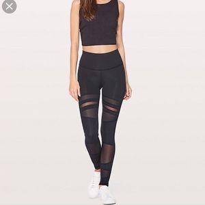 Lululemon HR Mix and Mesh leggings